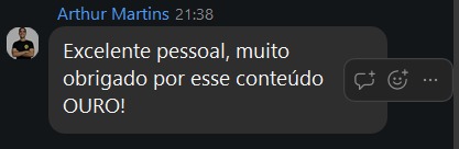 Depoimento de Arthur Martins sobre o conteúdo do Full Stack Club